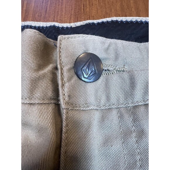 Volcom Pants‎ Mens 36x32 Khaki Straight Leg Chino Casual Dress Workwear Modern - Picture 3 of 16